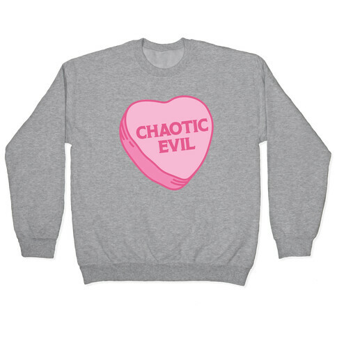 Chaotic Evil Candy Heart Pullover