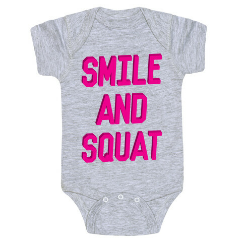 Smile And Squat Baby One-Piece