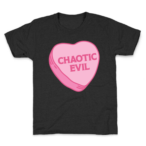 Chaotic Evil Candy Heart Kids T-Shirt