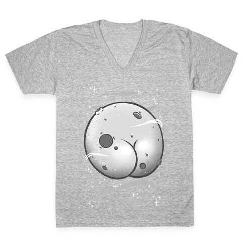 Full Moon Tee V-Neck Tee Shirt