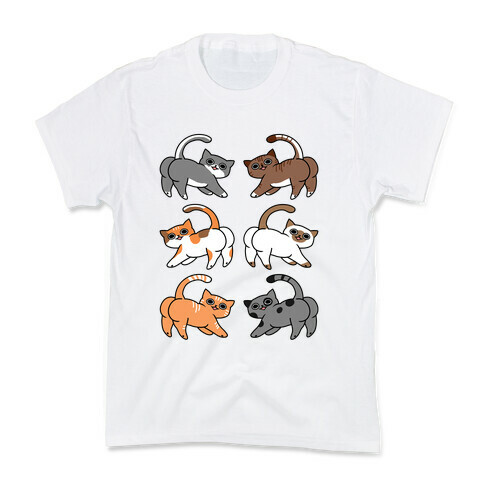 Cats With Buttcheeks Kids T-Shirt