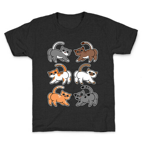 Cats With Buttcheeks Kids T-Shirt