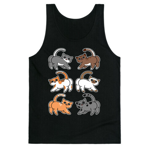 Cats With Buttcheeks Tank Top