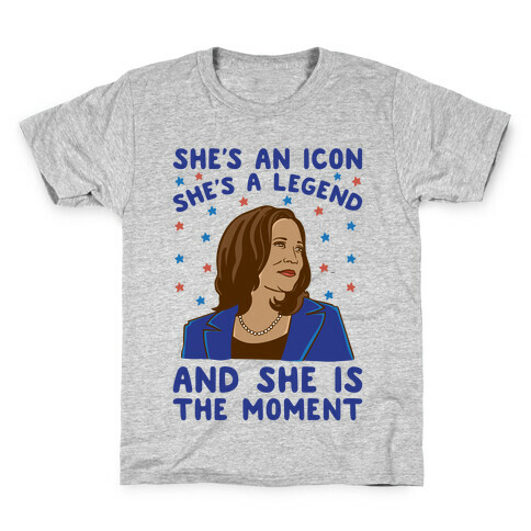 She Is The Moment Kamala Harris  Kids T-Shirt
