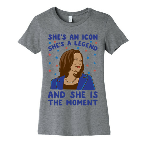 She Is The Moment Kamala Harris  Womens T-Shirt