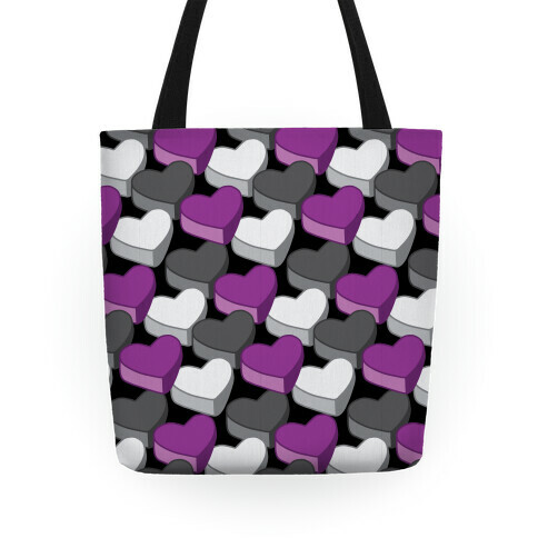 Ace Hearts Pattern Tote