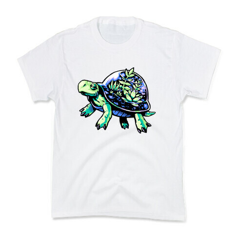 Turtle Succulent Terrarium Kids T-Shirt