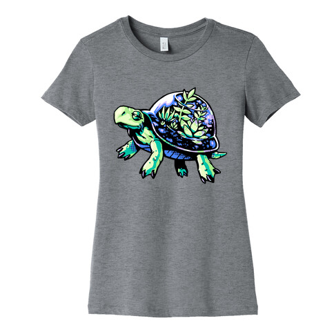 Turtle Succulent Terrarium Womens T-Shirt