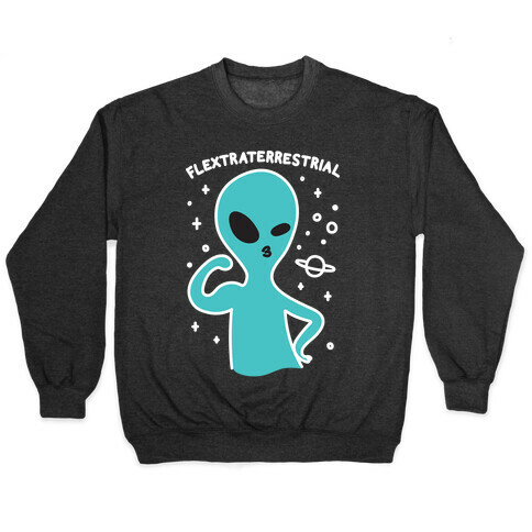 Flextraterrestrial Flexing Alien Pullover