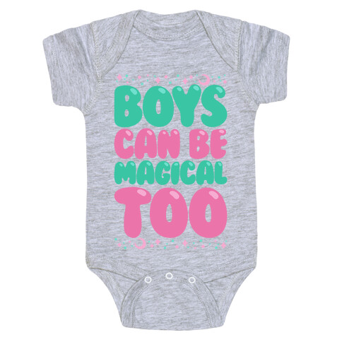 Boys Can Be Magical Too Baby One-Piece