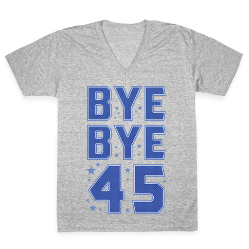 Bye Bye 45 V-Neck Tee Shirt