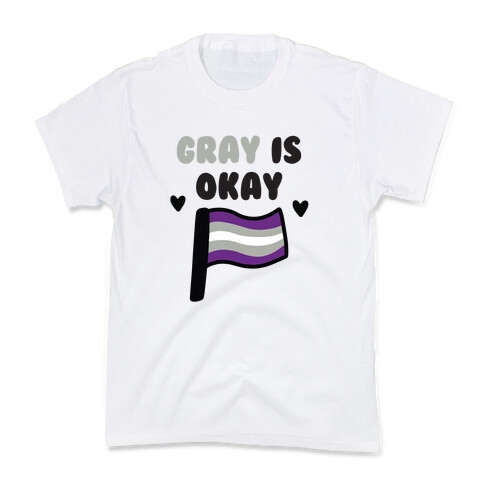 Gray is Okay Kids T-Shirt