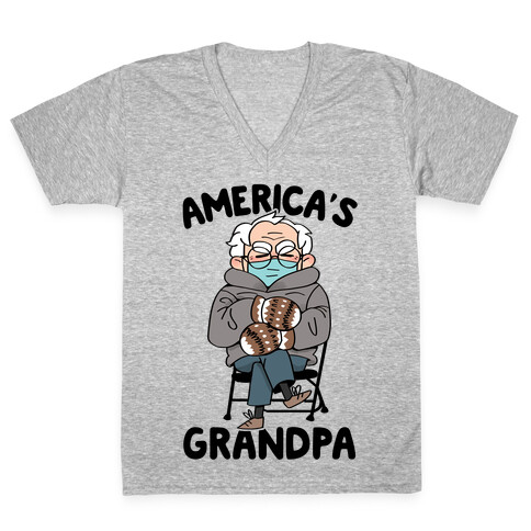 America's Grandpa V-Neck Tee Shirt