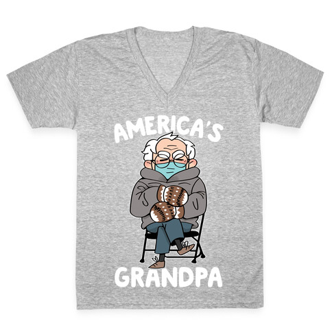 America's Grandpa V-Neck Tee Shirt