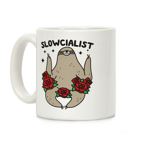 Slowcialist - Socialist Sloth Coffee Mug