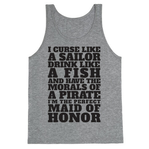 Perfect Maid Of Honor Tank Top
