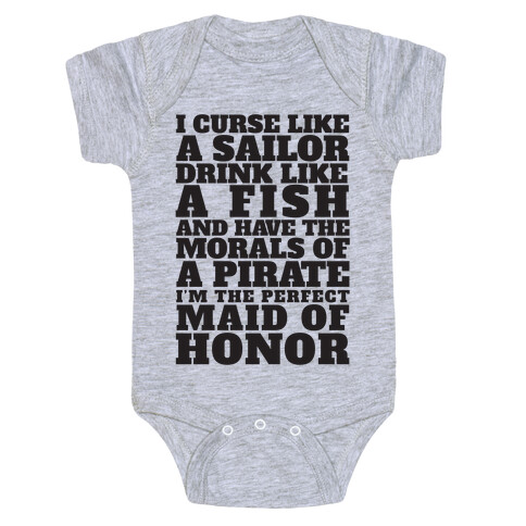 Perfect Maid Of Honor Baby One-Piece