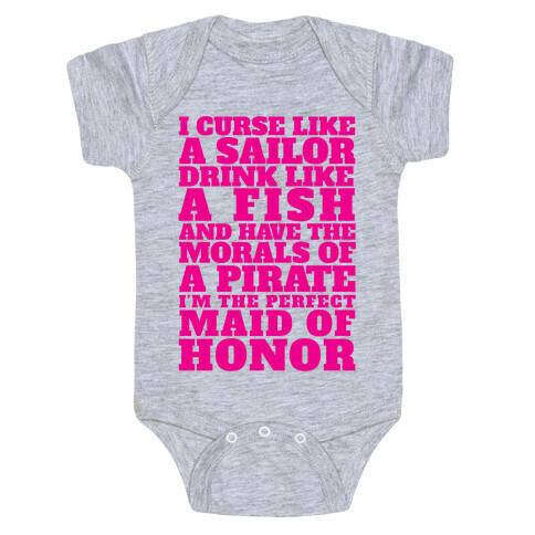 Perfect Maid Of Honor Baby One-Piece