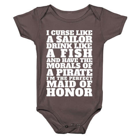 Perfect Maid Of Honor Baby One-Piece