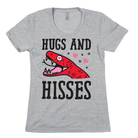 Hugs And Hisses Snake Womens T-Shirt