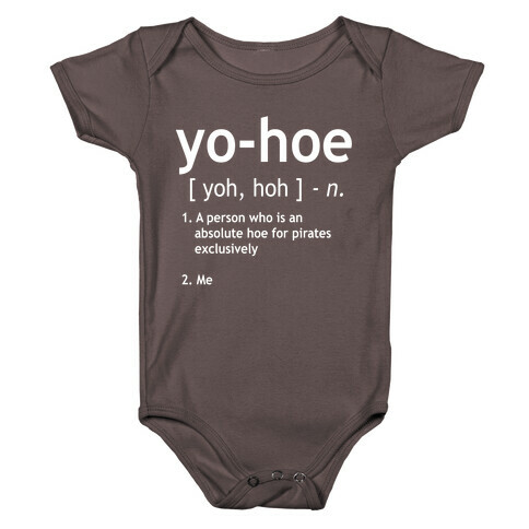 Yo Hoe Definition Baby One-Piece