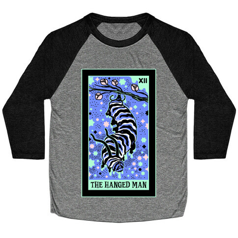 Creepy Cute Tarots: The Hanged Man Baseball Tee