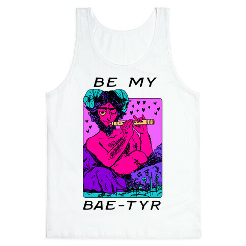 Be My Bae-tyr Valentine Satyr Tank Top