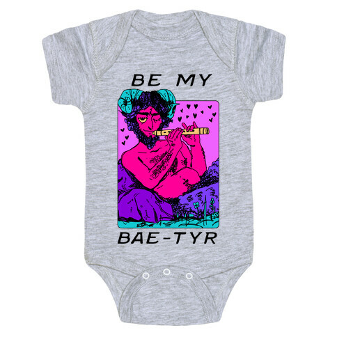 Be My Bae-tyr Valentine Satyr Baby One-Piece