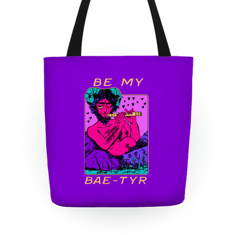 Be My Bae-tyr Valentine Satyr Tote