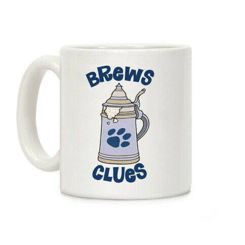 Brews Clues Coffee Mug