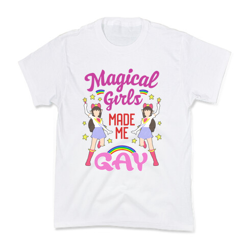 Magical Girls Made Me Gay Kids T-Shirt