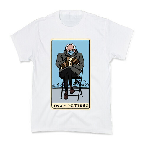 Two of Mittens (Bernie Tarot Parody) Kids T-Shirt