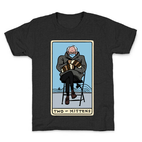 Two of Mittens (Bernie Tarot Parody) Kids T-Shirt