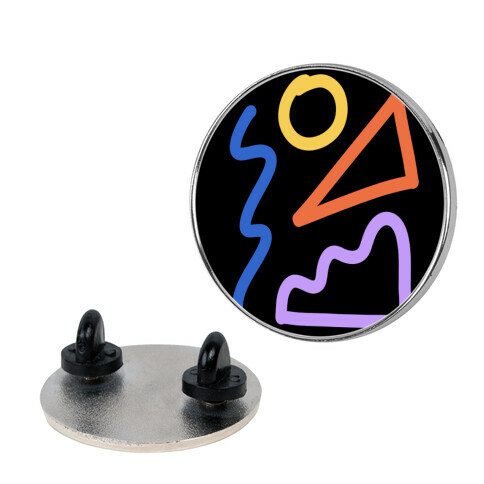 Bold Abstract Shape Outlines Pin