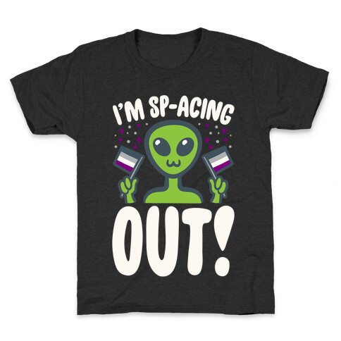 I'm Sp-acing Out White Print Kids T-Shirt