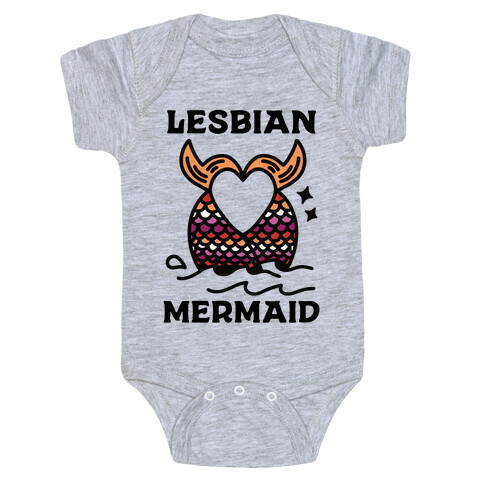 Lesbian Mermaid Baby One-Piece