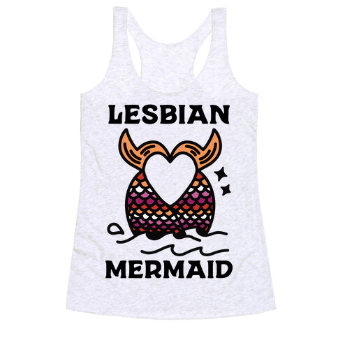 Lesbian Mermaid Racerback Tank Top