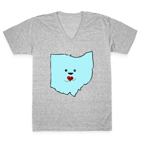 Cutie Ohio V-Neck Tee Shirt