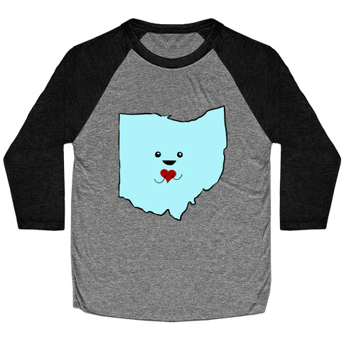 Cutie Ohio Baseball Tee