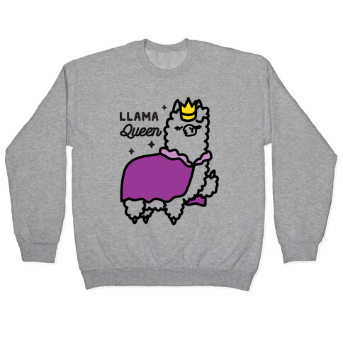 Llama Queen Pullover