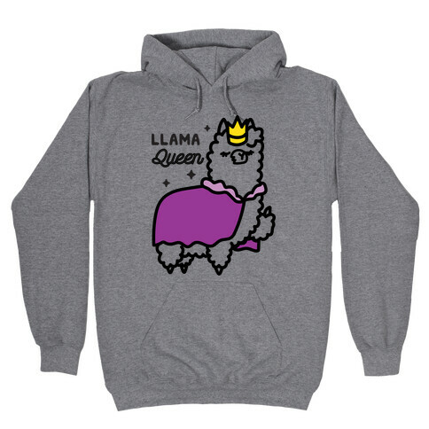 Llama Queen Hooded Sweatshirt
