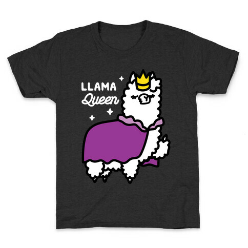 Llama Queen Kids T-Shirt