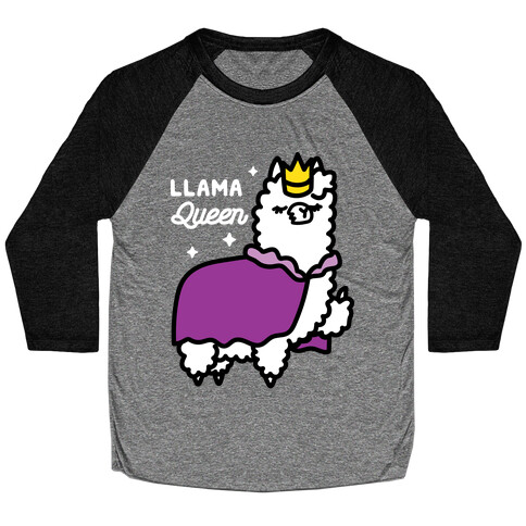 Llama Queen Baseball Tee