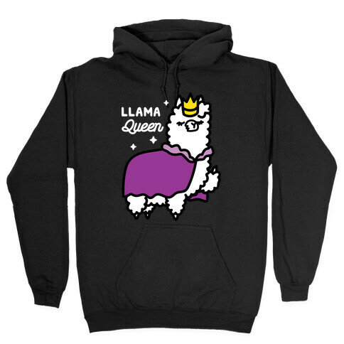 Llama Queen Hooded Sweatshirt