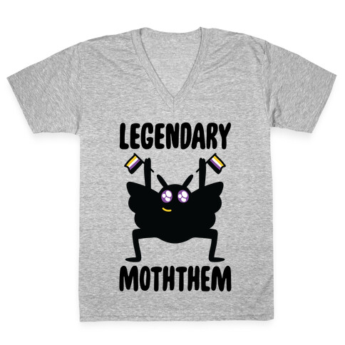 Legendary Moththem V-Neck Tee Shirt