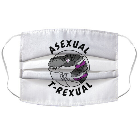 Asexual T-Rexual Accordion Face Mask