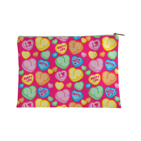 Candy Heart Butts Accessory Bag