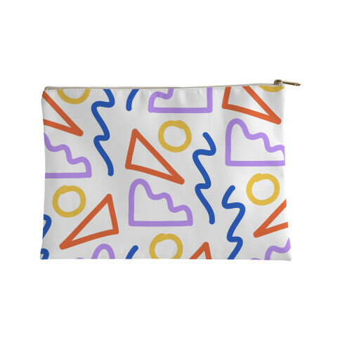 Bold Abstract Shape Outlines Accessory Bag