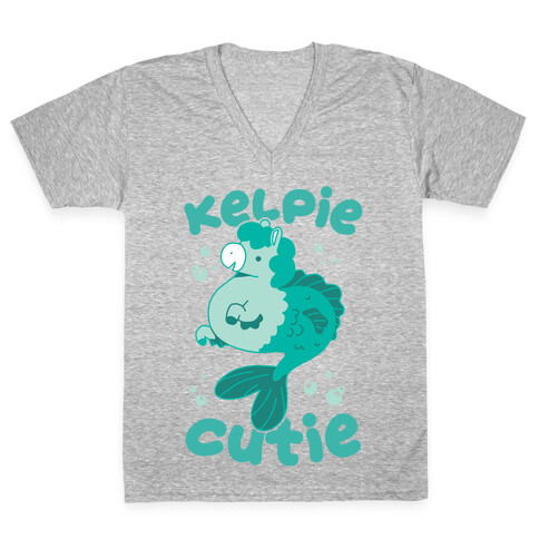 Kelpie Cutie V-Neck Tee Shirt