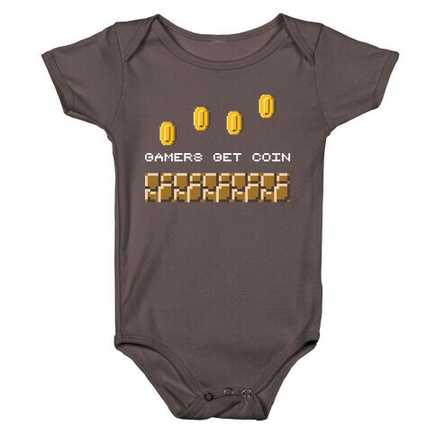 Gamers Get Coin Baby One-Piece